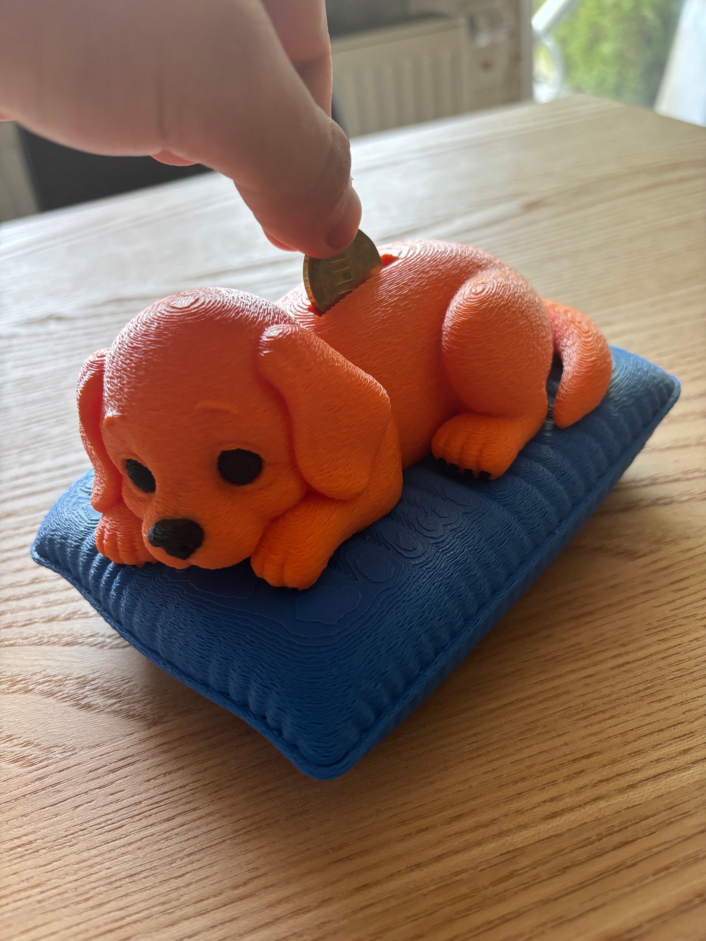 Hunde Spardose – Seitenansicht