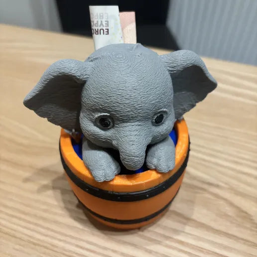 Elefant Spardose Vorderansicht